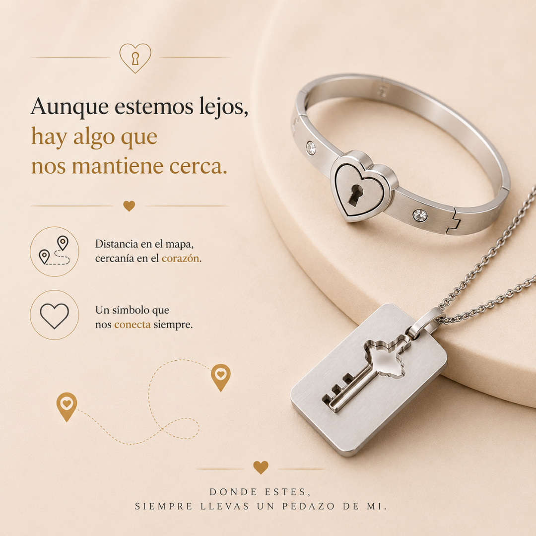 Pulsera y Collar con Candado