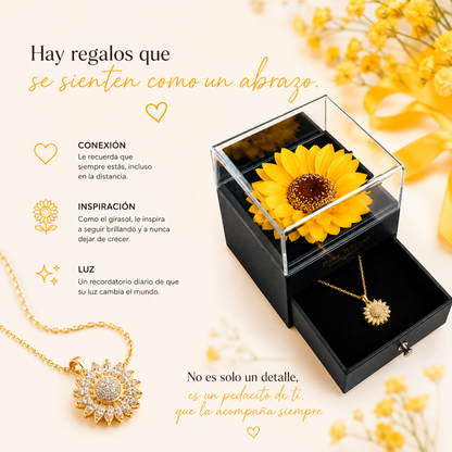 Every Bloom – Collar de Girasol Giratorio