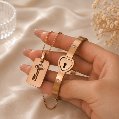 Pulsera y Collar con Candado