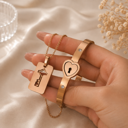 Pulsera y Collar con Candado