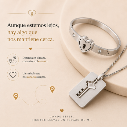 Pulsera y Collar con Candado